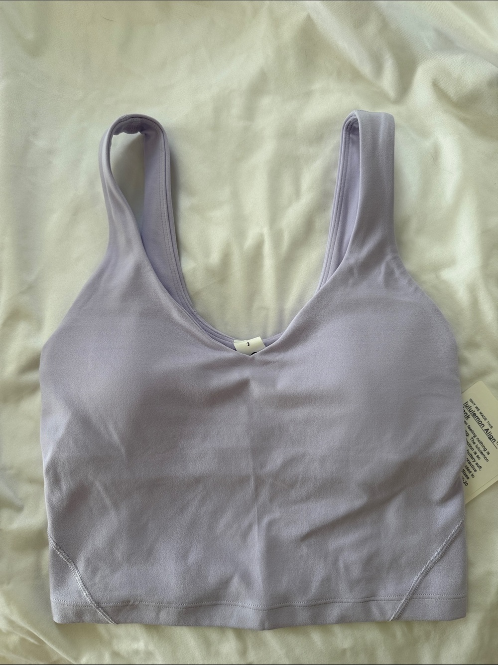 lululemon athletica Lavender Align Tank - Size 2